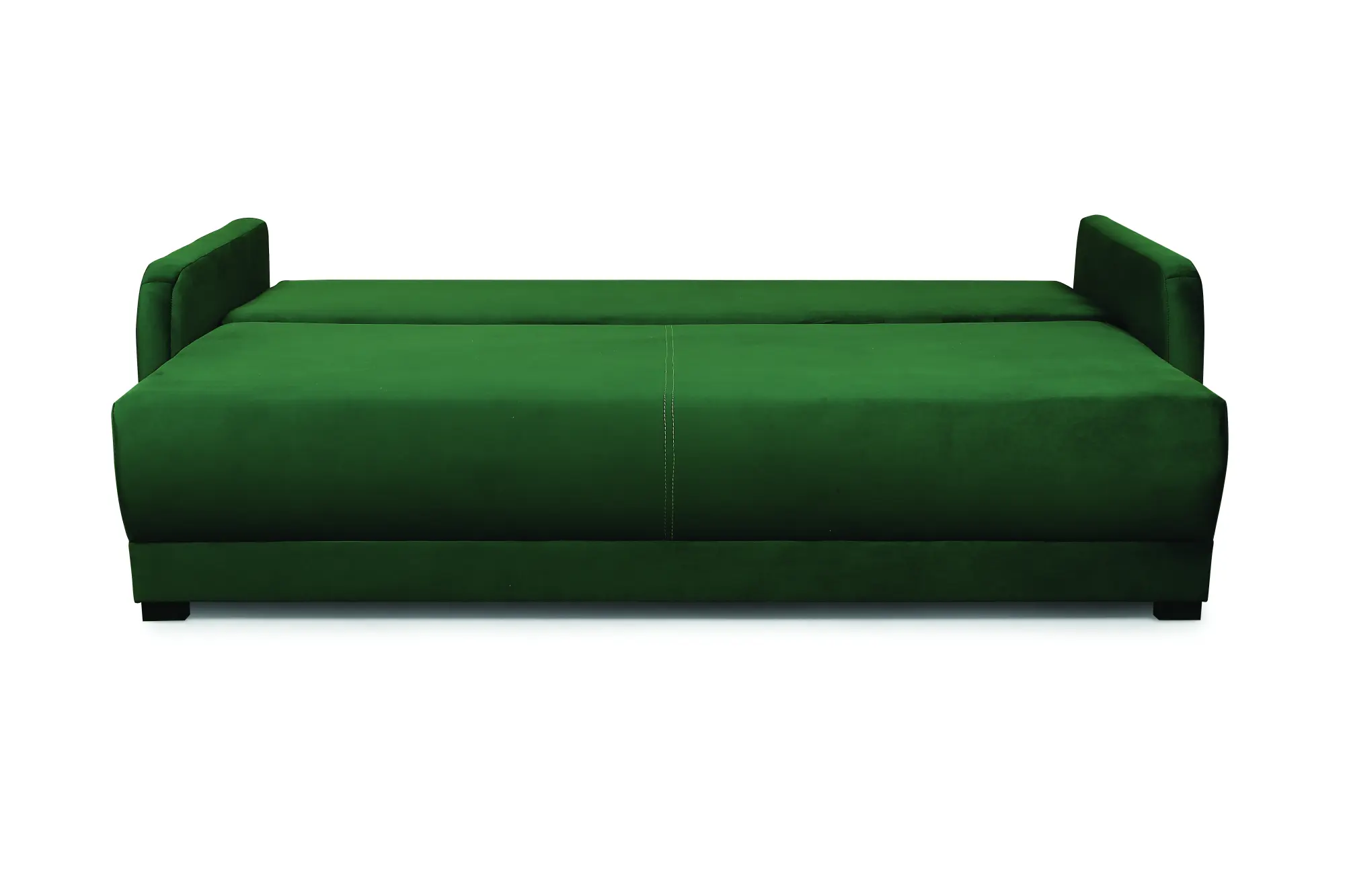 Sofa Swing zielona rozłożona